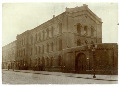 Das Hüttengefängnis, um 1900 (Staatsarchiv Hamburg)